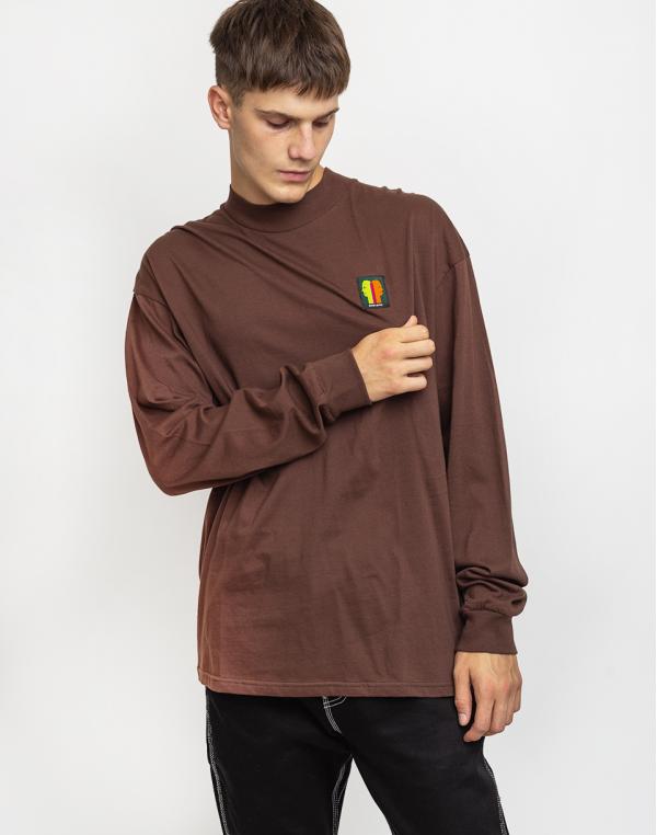 Lazy Oaf 9-5 Long Sleeve Tee Brown M