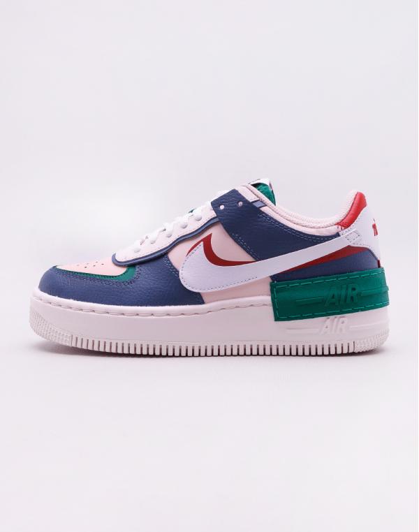 Nike Air Force 1 Shadow Mystic Navy / White - Echo Pink - Gym Red 39