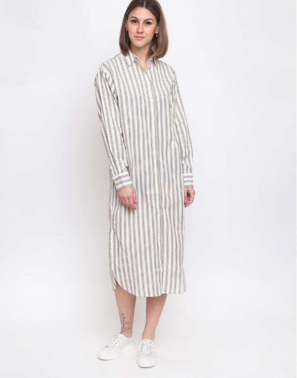 Edited Aline dress Black/Off white stripes 36