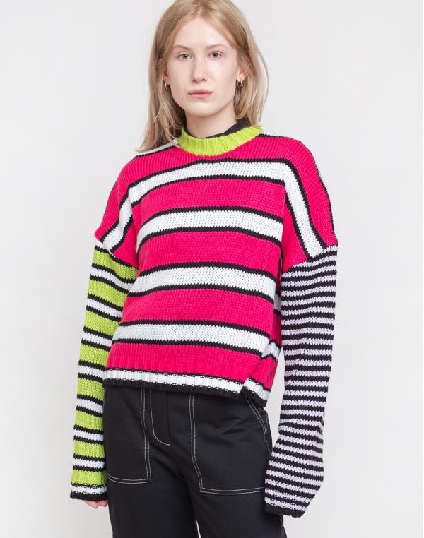 The Ragged Priest Almost Knit Pink/Multi L