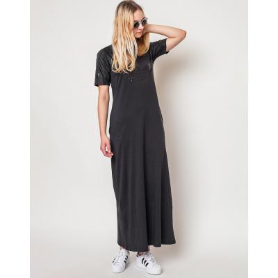 Šaty Adidas Originals TRAIN LONG DRES black