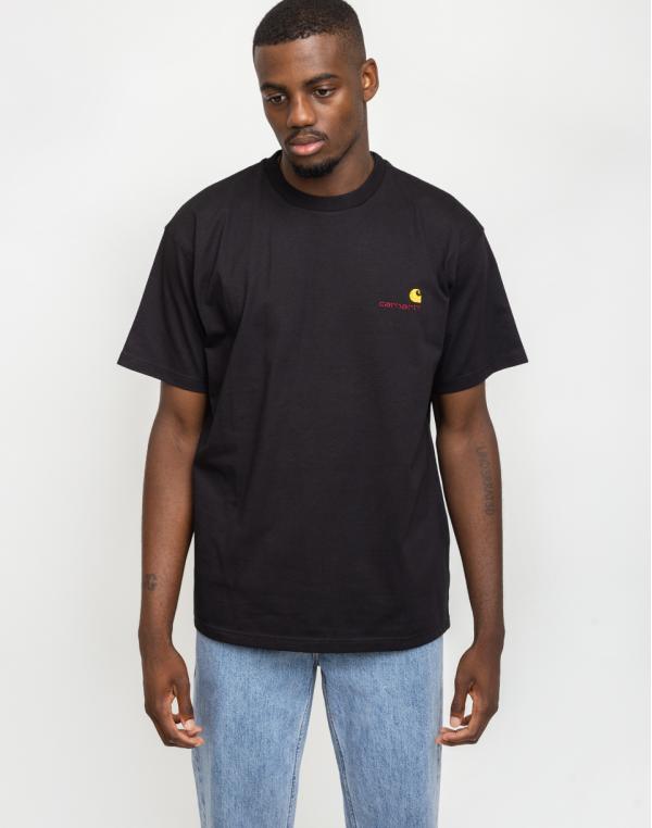 Carhartt WIP American Script T-Shirt Black S