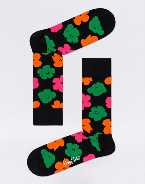 Happy Socks Andy Warhol Flower AWFLO01-9000 41-46