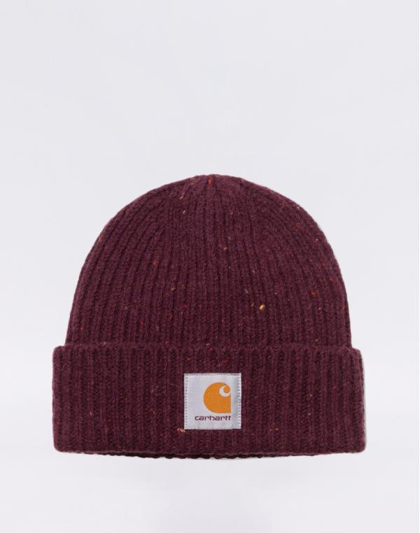 Carhartt WIP Anglistic Beanie Merlot Heather