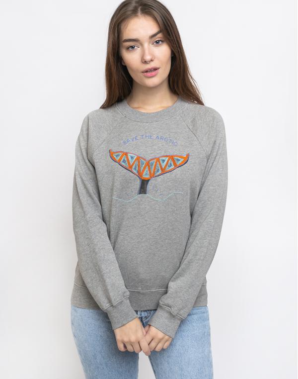 Thinking MU Arctic Raglan Sweatshirt Grey Melange M