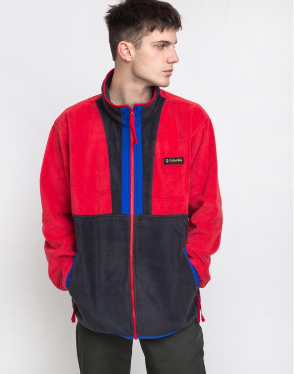 Columbia Back Bowl Full Zip Fleece 613 Mountain Red/Black/Azul S