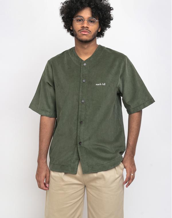 North Hill Baseball Jersey Corduroy Green L