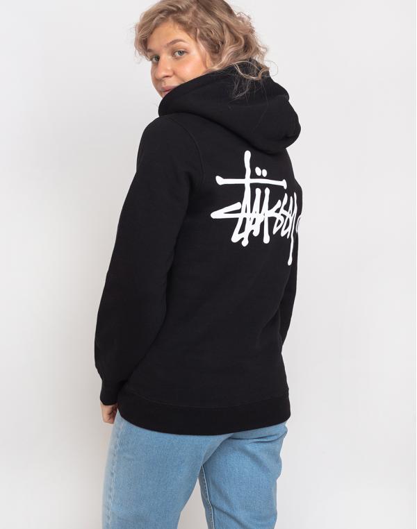 Stüssy Basic Logo Hood Black XS