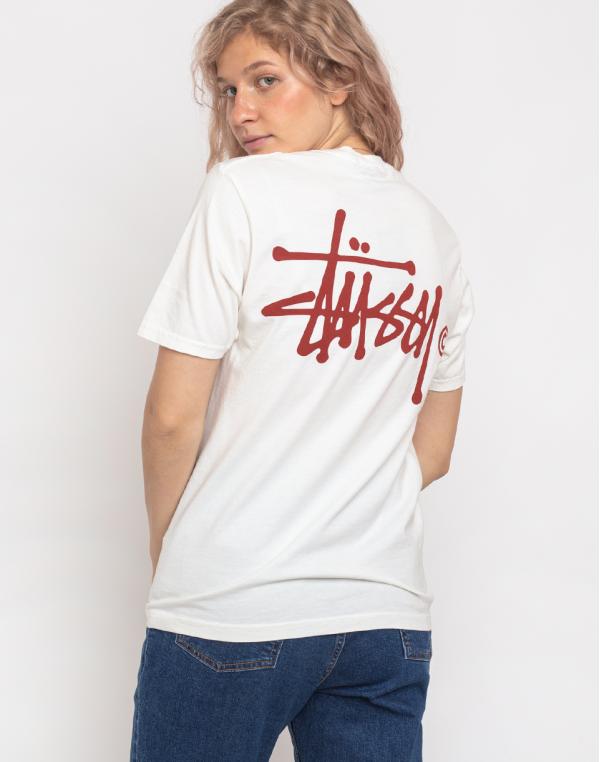 Stüssy Basic Logo Pig. Dyed Tee Natural L