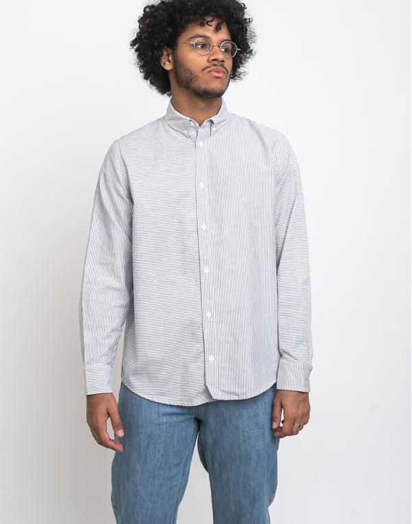 Rotholz Basic Striped Shirt Black/White M