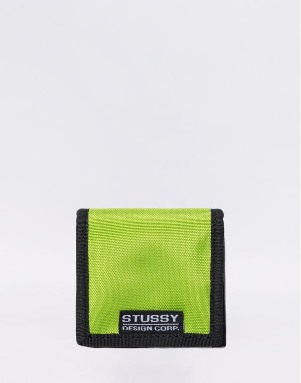 Stüssy Box Coin Pouch lime