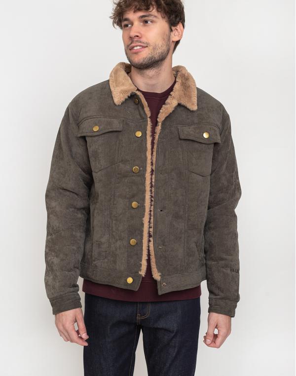 Han Kjøbenhavn Boxy Work Jacket Army Corduroy XL