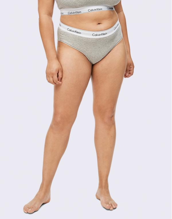 Calvin Klein Boyshort Modern Cotton Plus 020 Grey Heather XL