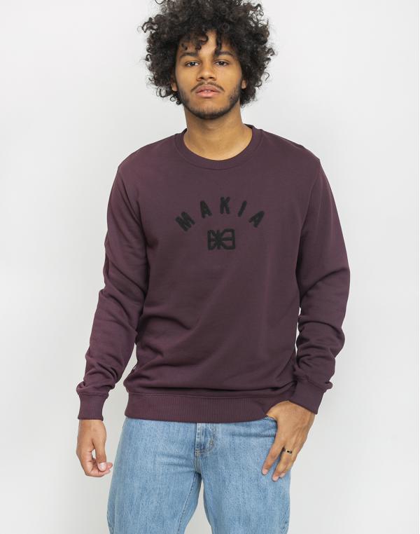 Makia Brand Sweatshirt Wine S