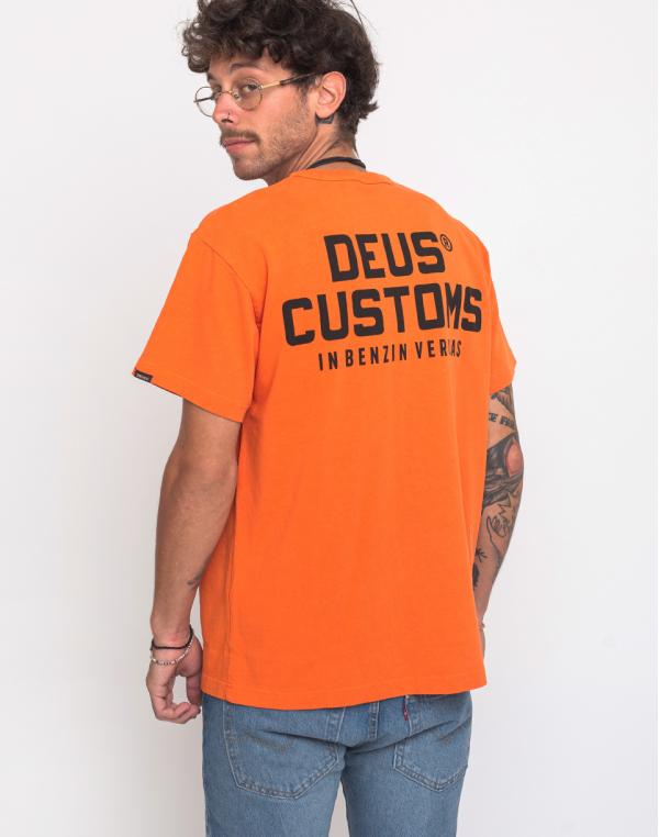 Deus Ex Machina Bronson Tee Harvest Orange S