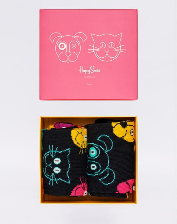 Happy Socks Cat VS Dog Gift Box XDOG02-9300 41-46