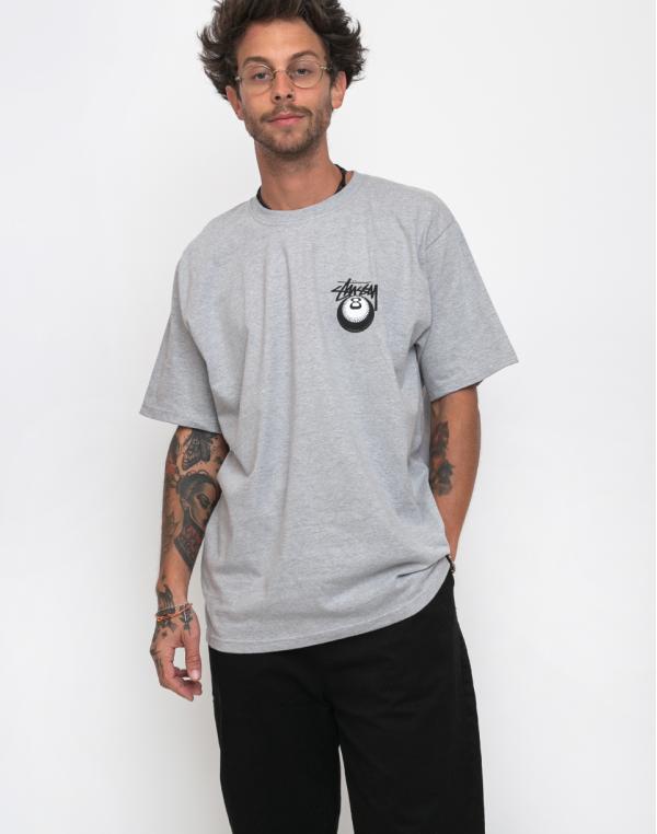 Stüssy Cobra 8 Tee Ash Heather XL