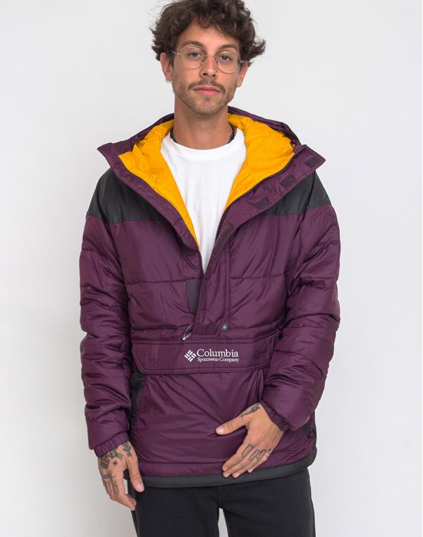 Columbia Columbia Lodge Pullover Jacket 522 Black Cherry, Shark S
