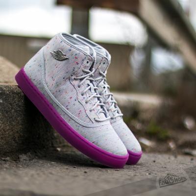 Jordan Jasmine GG Wolf Grey/White-Purple-Mettalic Silver