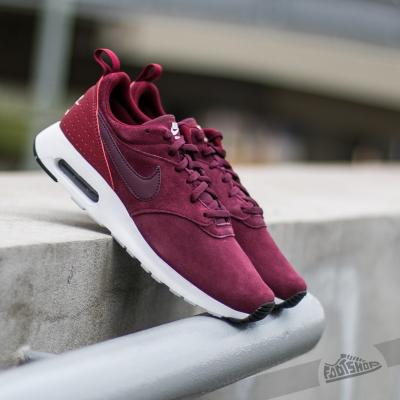 Nike Air Max Tavas Leather Night Maroon/ Night Maroon- Team Red- Sail