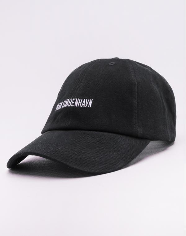 Han Kjøbenhavn Cotton Cap Black Logo