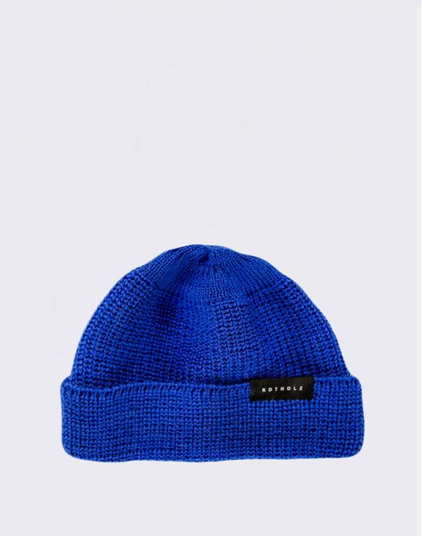 Rotholz Cropped Beanie Royal