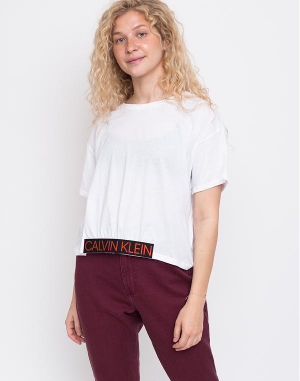 Calvin Klein Cropped Tee PVH White L
