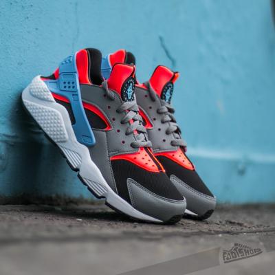 Nike Air Huarache Bright Crimson/ University Blue- Cool Grey