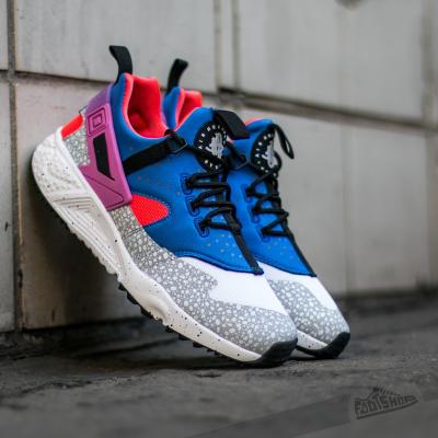 Nike Air Huarache Utility Premium White/Vl-Varsity Royal-Bright Crimson