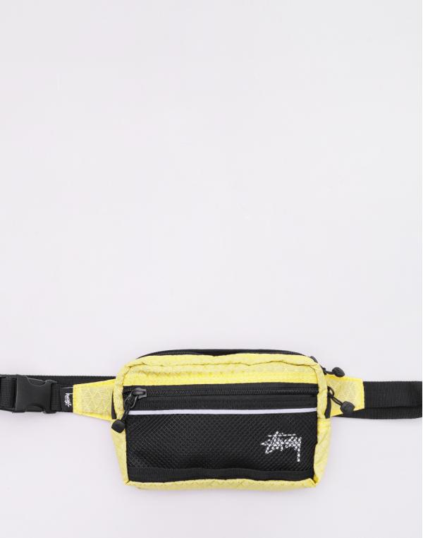 Stüssy Diamond Ripstop Waist Bag Lime