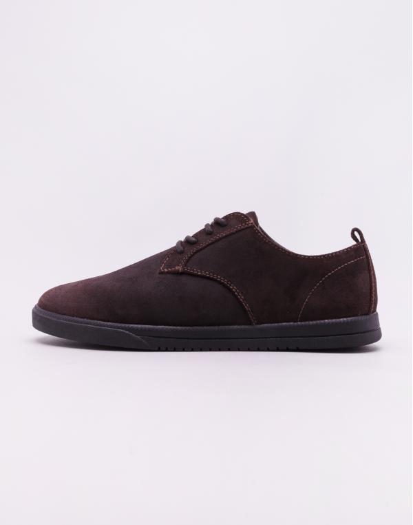Clae Ellington Suede Umber Waxed Suede 44