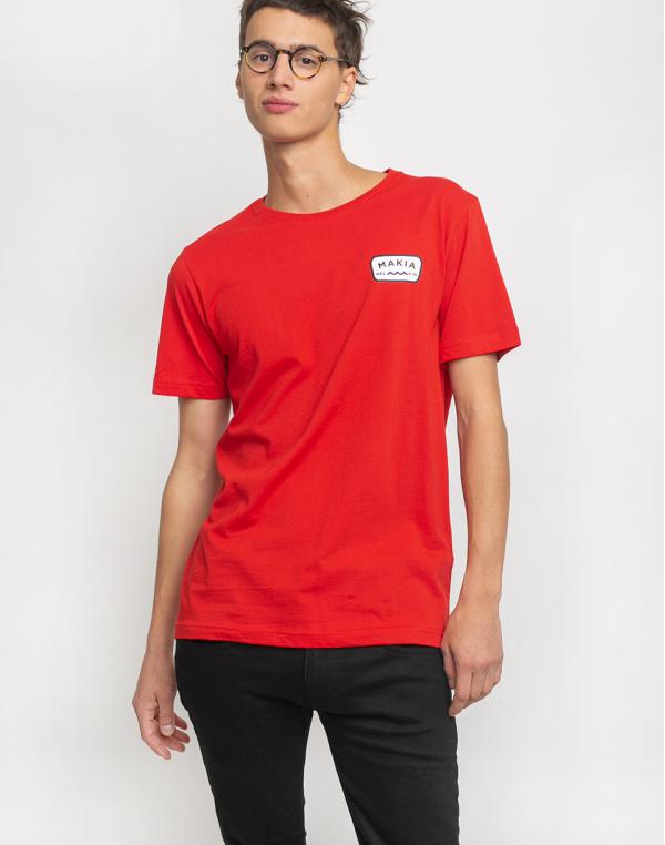 Makia Emblem T-Shirt Red S