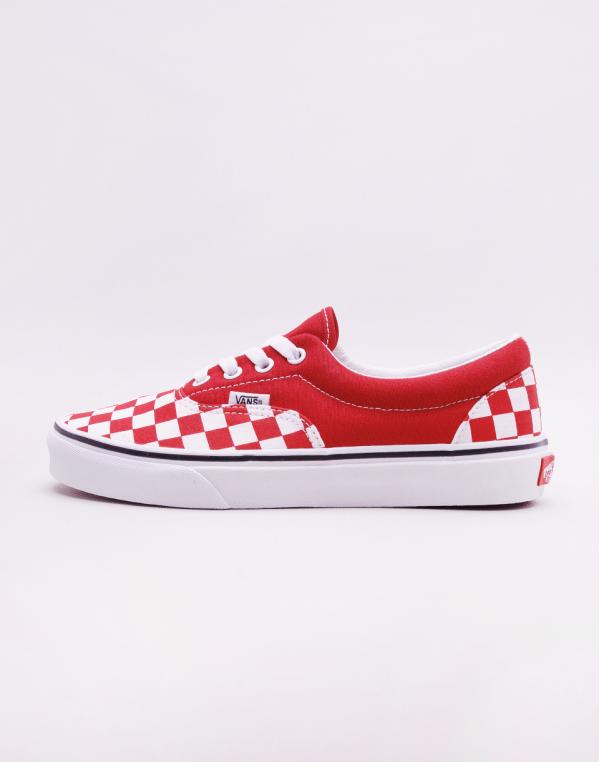 Vans Era (CHECKERBOARD) RACING RED 41