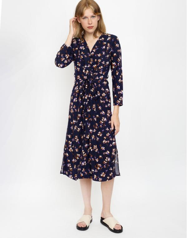 Armedangels Etnaa Flowers And Petals 1126 Evening Blue M