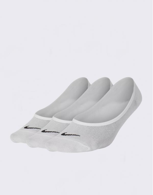 Nike Everyday Lightweight Footie Training Sock (3 Pair) WHITE/BLACK M