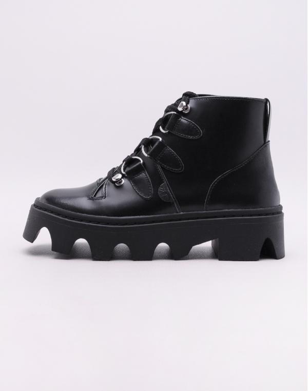 Underground Evolution Jungle Boot Black Leather 38