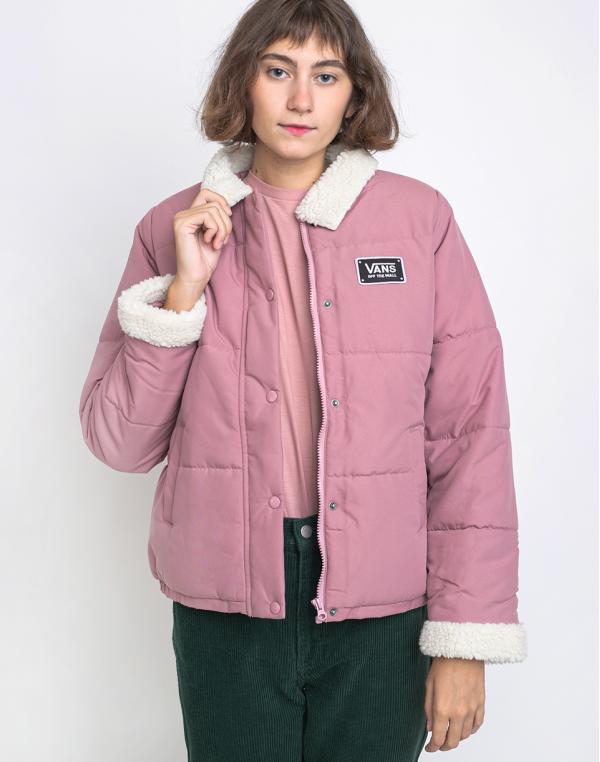 Vans Fawner Puffer Jacket Nostalgia Rose S