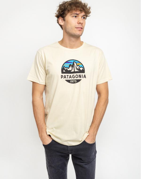 Patagonia Fitz Roy Scope Organic T-Shirt Oyster White XL