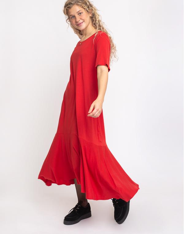 Kowtow Flare Hem Dress Poppy XS