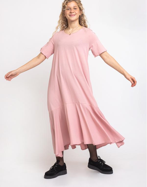 Kowtow Flare Hem Dress Chalky Pink XS