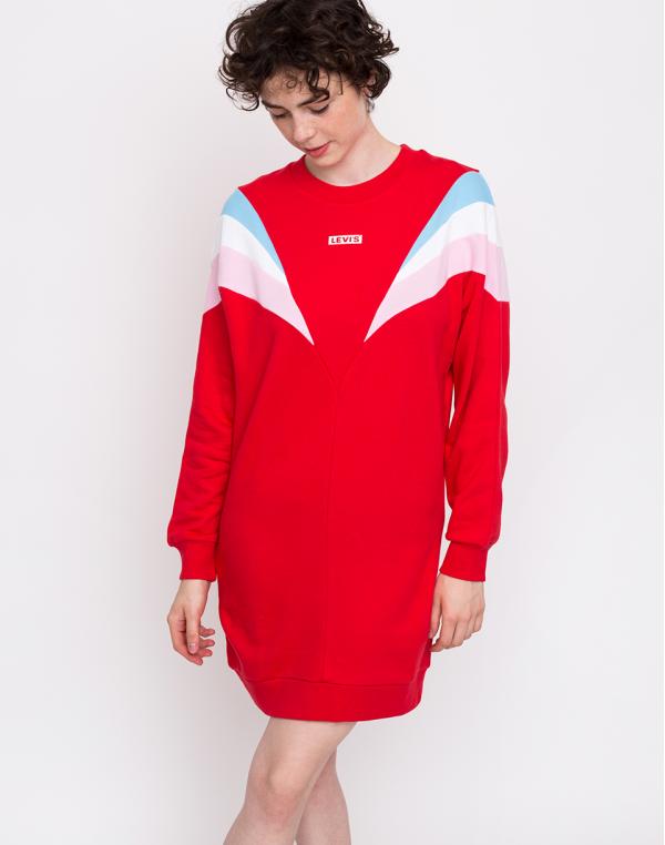 Levi's® Florence Crew Dress Red M