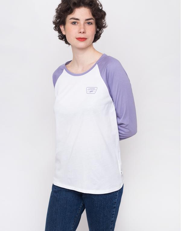 Vans Full Patch LS Raglan White/Daybreak XL