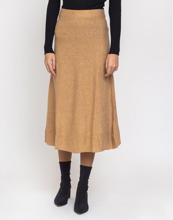 Edited Gaia Knit Skirt Beige/Camel 34