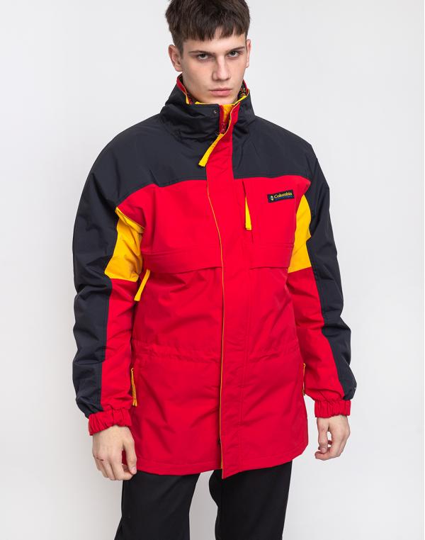 Columbia Gizzmo Interchange Parka 613 Mountain Red, Black M