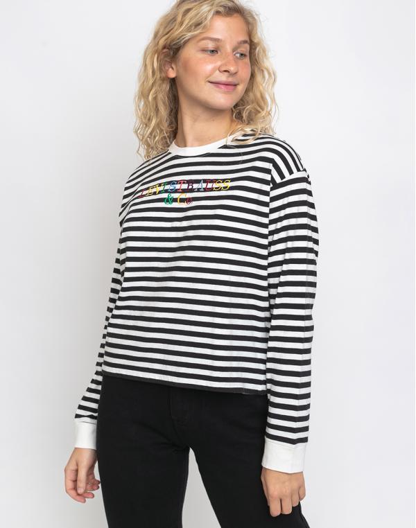 Levi's® Graphic Long Sleeve Tee Stripe Neutral L