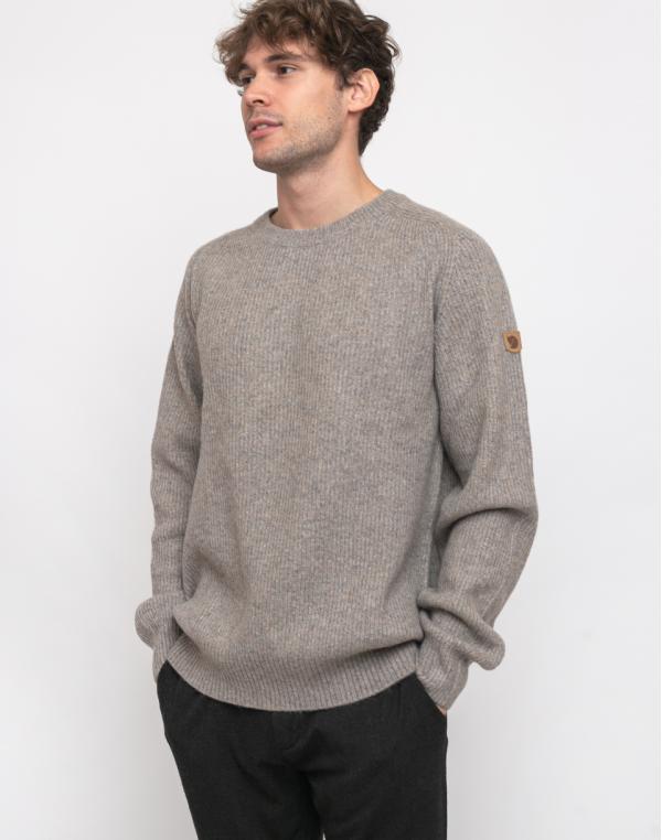 Fjällräven Greenland Re-Wool Crew-Neck 229 Driftwood XL