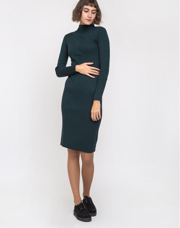 Edited Hada Knit Dress Grün/Dunkelgrün 38