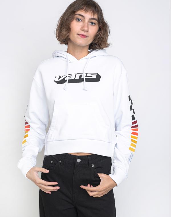 Vans Hi Performance Crop Hoodie White S
