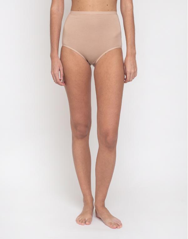 Baserange Highwaist Bell Pants Nude XS