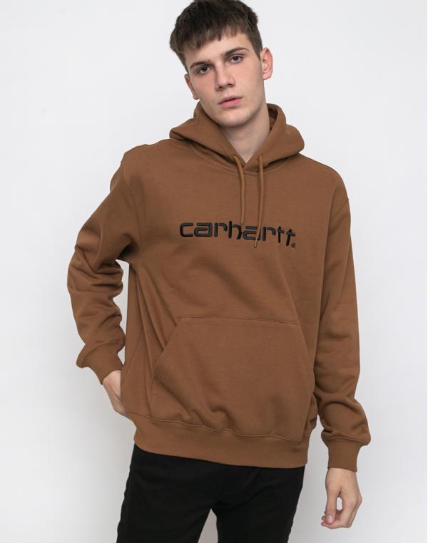 Carhartt WIP Hooded Sweat Hamilton Brown / Black M